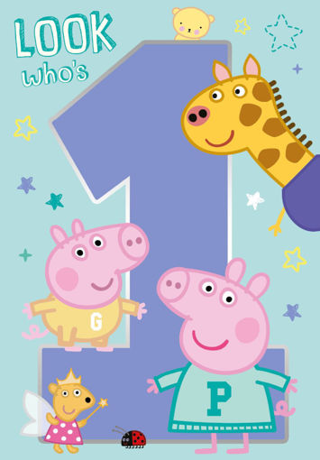 Picture of 1 TODAY BIRTHDAY CARD PEPPA PIG GEORGE
